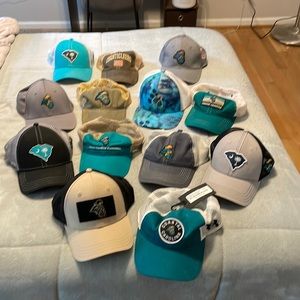 Huge collection of 13 total Coastal Carolina hats